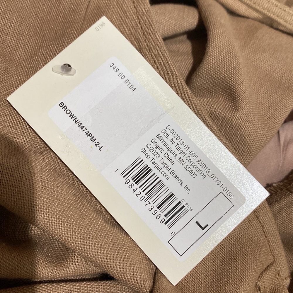 a new day Tan Blouse with Bow Details - Picture 7 of 9